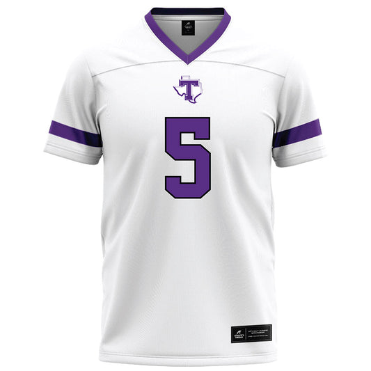 Tarleton State - NCAA Football : Dabari Hawkins - White Football Jersey-0
