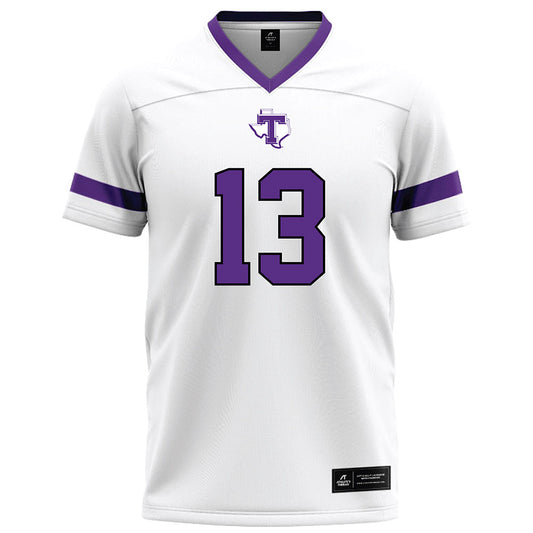 Tarleton State - NCAA Football : Marsean Fisher - White Football Jersey-0