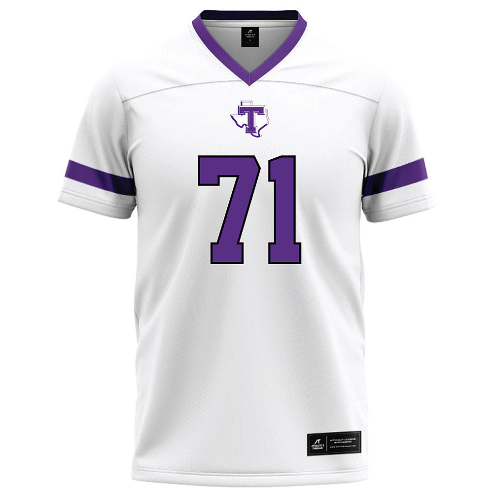 Tarleton State - NCAA Football : Connor Beeman - White Football Jersey