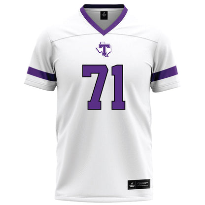 Tarleton State - NCAA Football : Connor Beeman - White Football Jersey