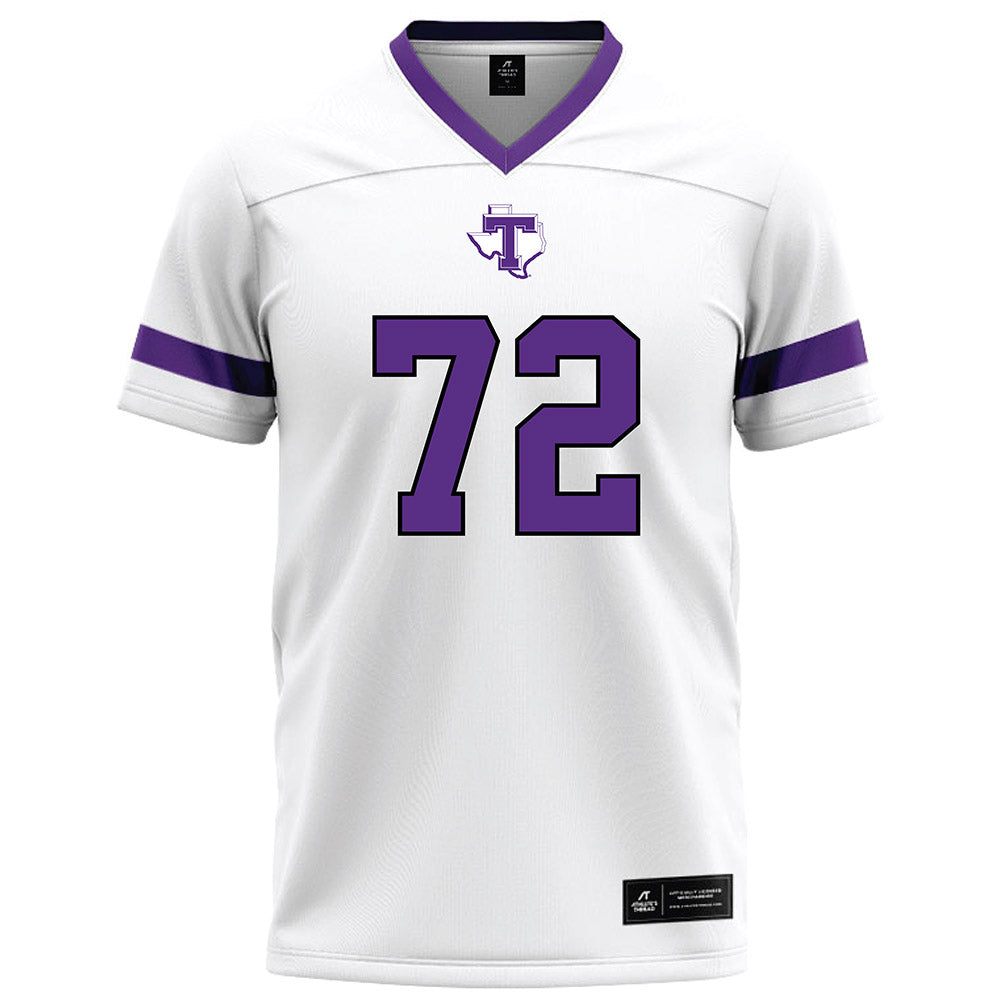 Tarleton State - NCAA Football : Alec Ambrosia - White Football Jersey-0