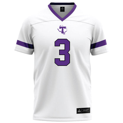 Tarleton State - NCAA Football : Les Odimara - White Football Jersey-0