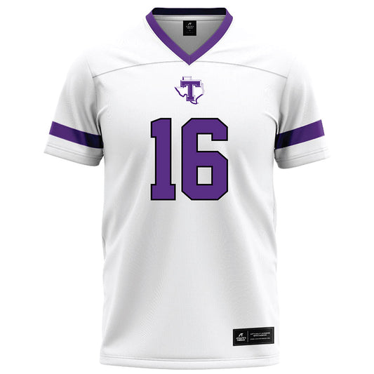 Tarleton State - NCAA Football : Isaac Hall - White Football Jersey-0