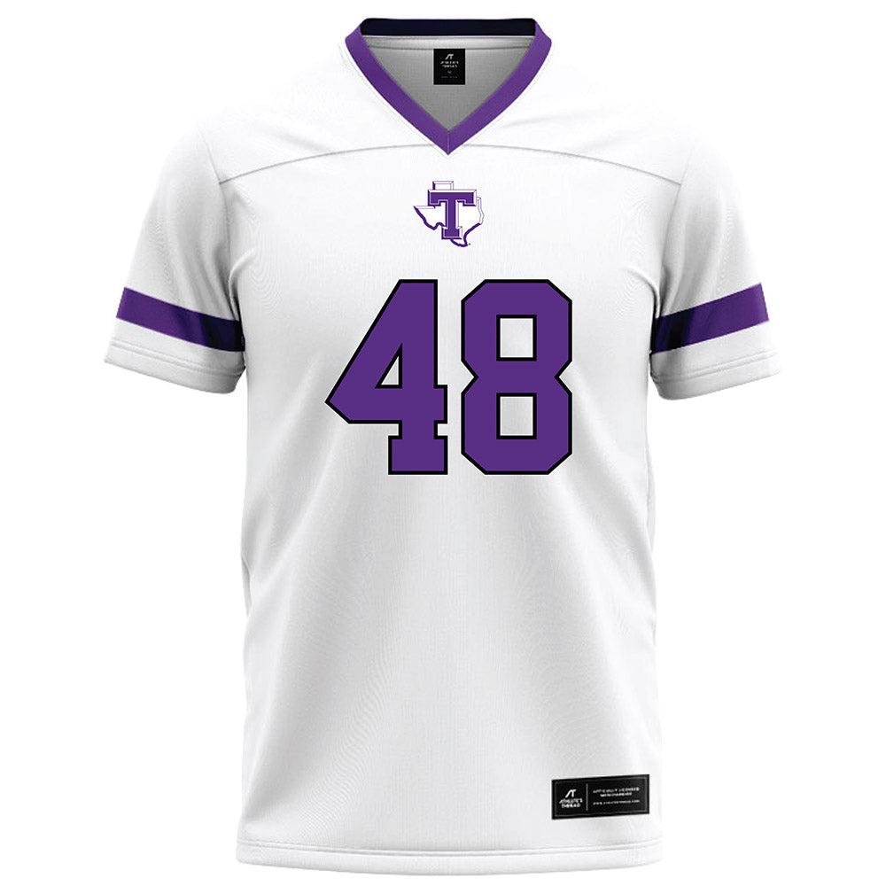 Tarleton State - NCAA Football : Reese Woerner - White Football Jersey-0