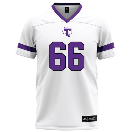 Tarleton State - NCAA Football : Jake Hall - White Football Jersey
