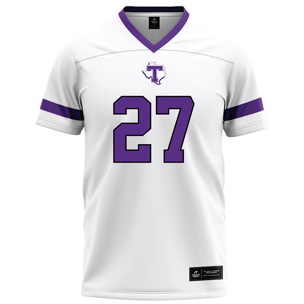 Tarleton State - NCAA Football : Stephen Woods Jr - White Football Jersey-0