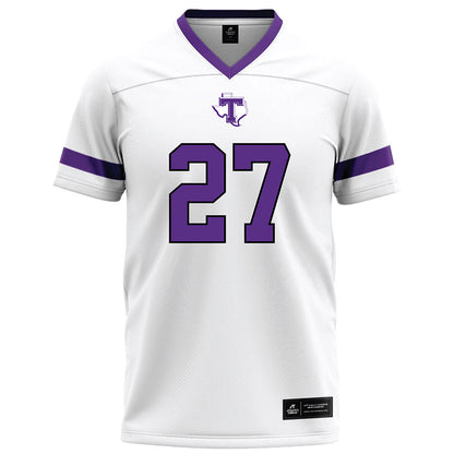 Tarleton State - NCAA Football : Stephen Woods Jr - White Football Jersey-0