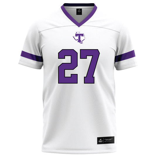 Tarleton State - NCAA Football : Stephen Woods Jr - White Football Jersey-0