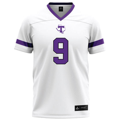 Tarleton State - NCAA Football : Tiar Young - White Football Jersey-0