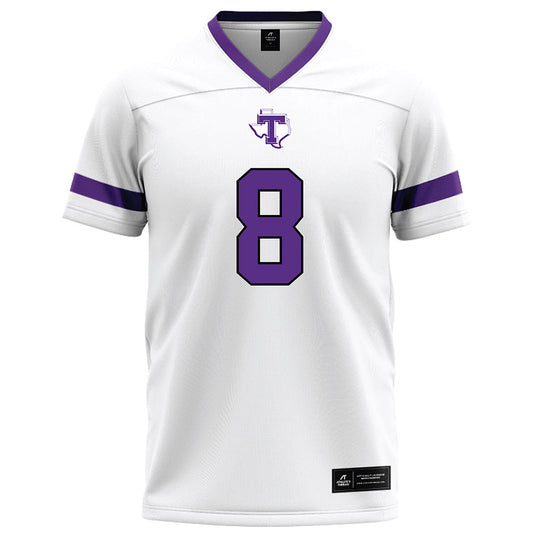 Tarleton State - NCAA Football : Braelon Bridges - White Football Jersey-0