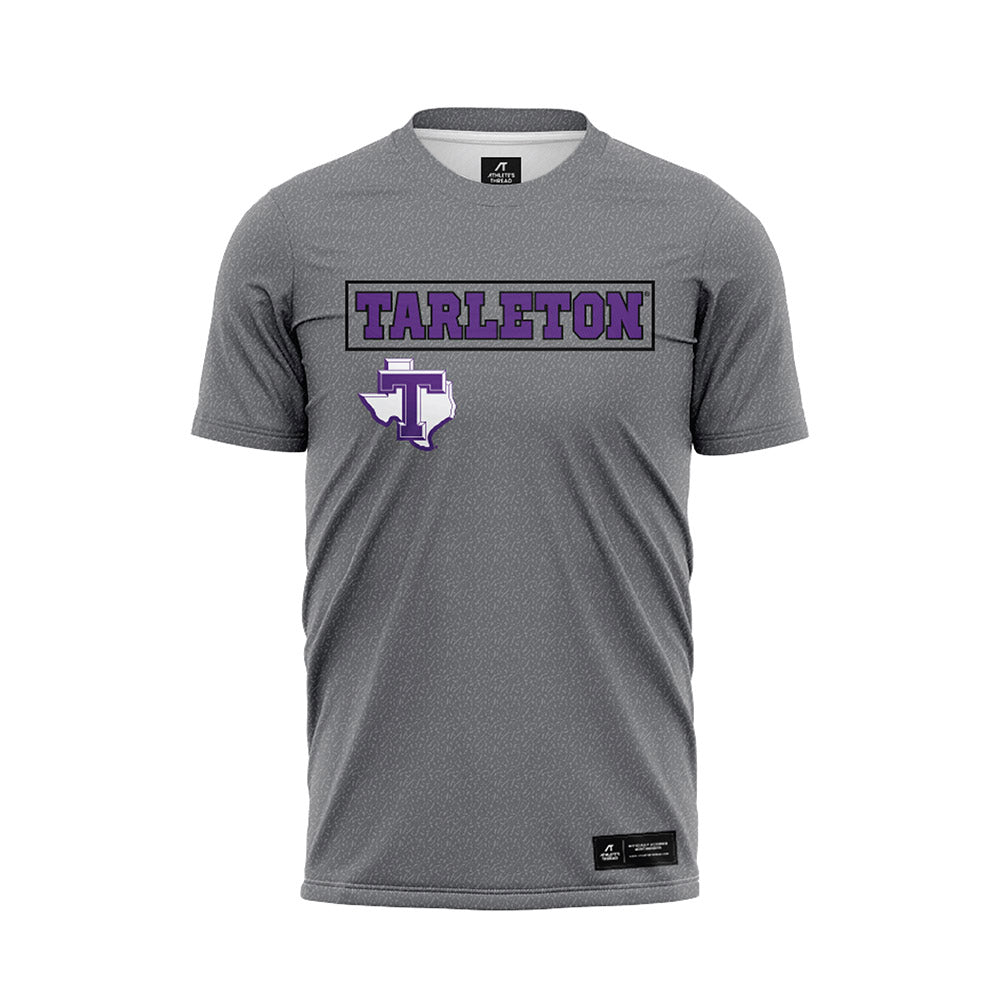 Tarleton State - NCAA Beach Volleyball : Hayden Huber - Grey Soccer Jersey-0
