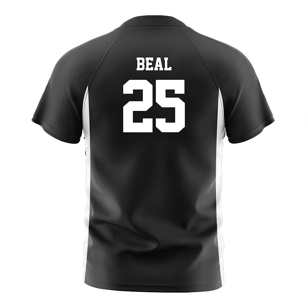 Tarleton State - NCAA Women's Soccer : DawnJay Beal - Black Soccer Jersey-1