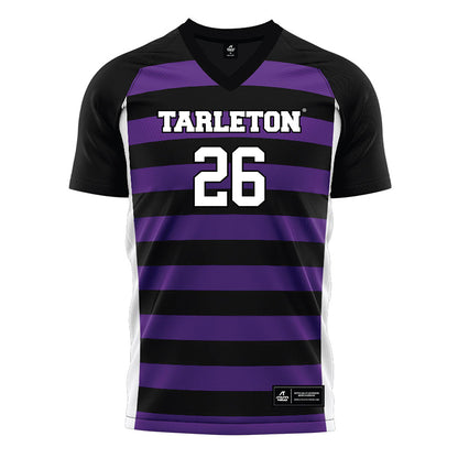 Tarleton State - NCAA Women's Soccer : Sydney White - Black Soccer Jersey-0
