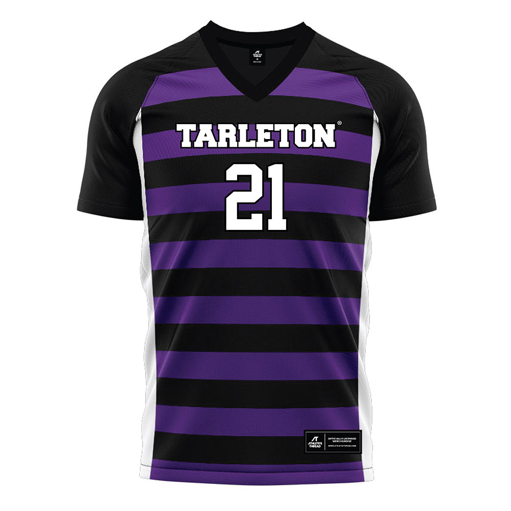 Tarleton State - NCAA Women's Soccer : Sammy Schulze - Black Soccer Jersey-0