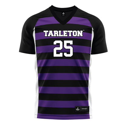 Tarleton State - NCAA Women's Soccer : DawnJay Beal - Black Soccer Jersey-0
