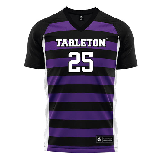 Tarleton State - NCAA Women's Soccer : DawnJay Beal - Black Soccer Jersey-0