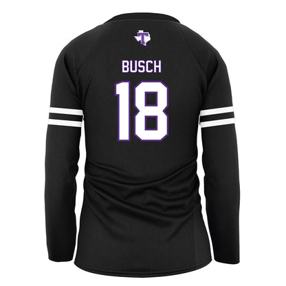Tarleton State - NCAA Women's Volleyball : Tatum Busch - Black Volleyball Jersey-1