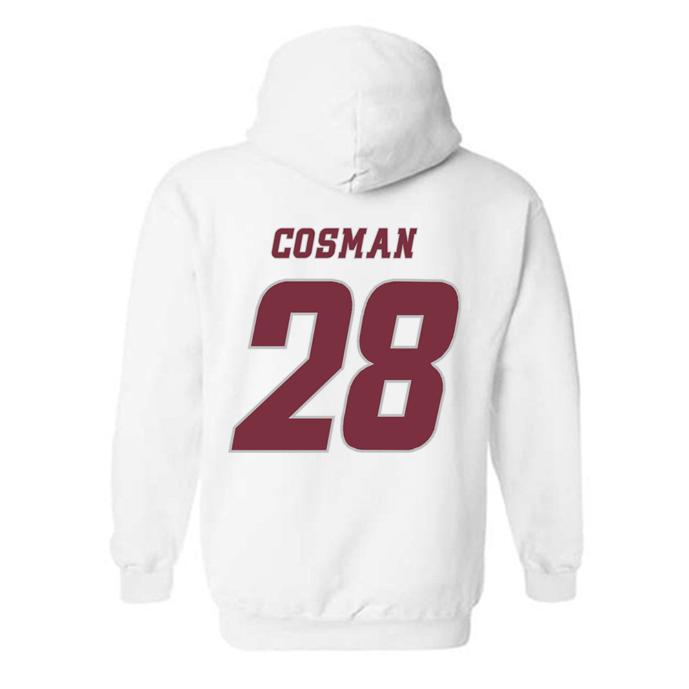 UMass - NCAA Men's Ice Hockey : Bo Cosman - Hooded Sweatshirt Classic Shersey