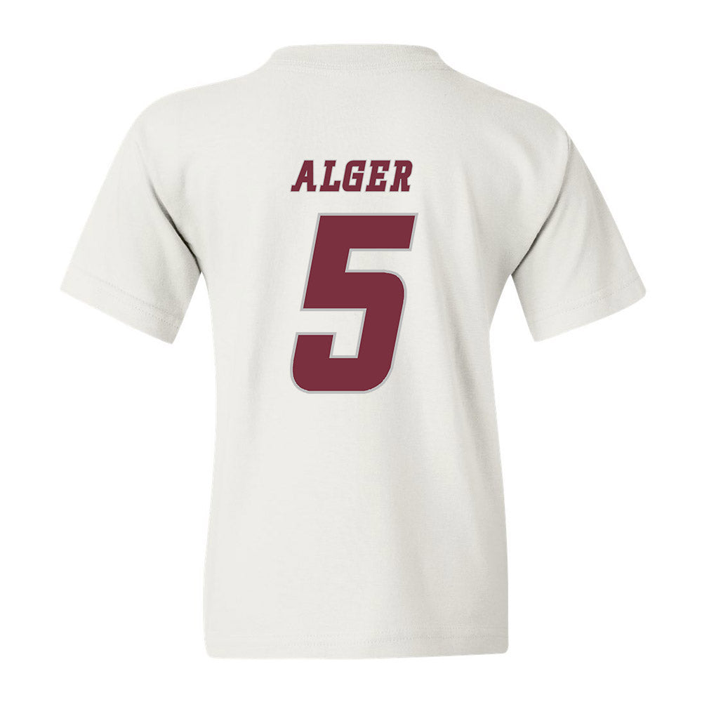 UMass - NCAA Men's Ice Hockey : Linden Alger - Youth T-Shirt Classic Shersey