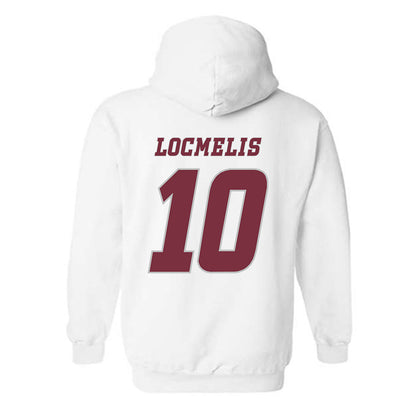 UMass - NCAA Men's Ice Hockey : Dans Locmelis - Hooded Sweatshirt Classic Shersey