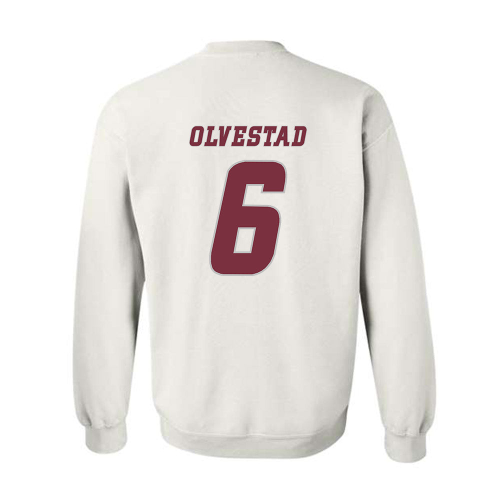 UMass - NCAA Men's Ice Hockey : Lucas Olvestad - Classic Shersey Crewneck Sweatshirt