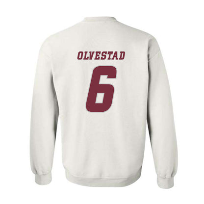 UMass - NCAA Men's Ice Hockey : Lucas Olvestad - Classic Shersey Crewneck Sweatshirt