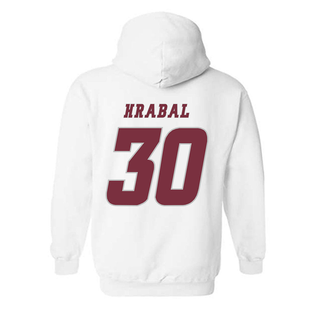 UMass - NCAA Men's Ice Hockey : Michael Hrabal - Hooded Sweatshirt Classic Shersey