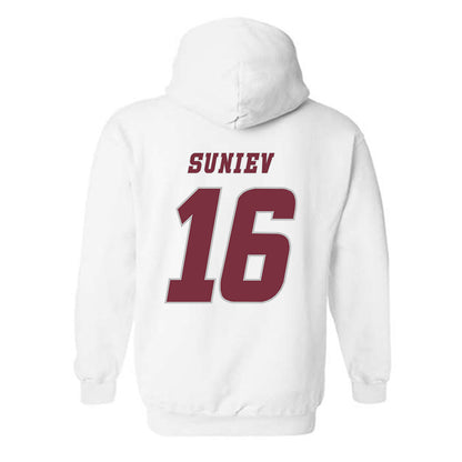 UMass - NCAA Men's Ice Hockey : Aydar Suniev - Hooded Sweatshirt Classic Shersey