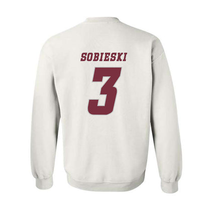 UMass - NCAA Men's Ice Hockey : Kazimier Sobieski - Classic Shersey Crewneck Sweatshirt-1