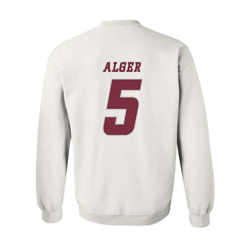 UMass - NCAA Men's Ice Hockey : Linden Alger - Crewneck Sweatshirt Classic Shersey