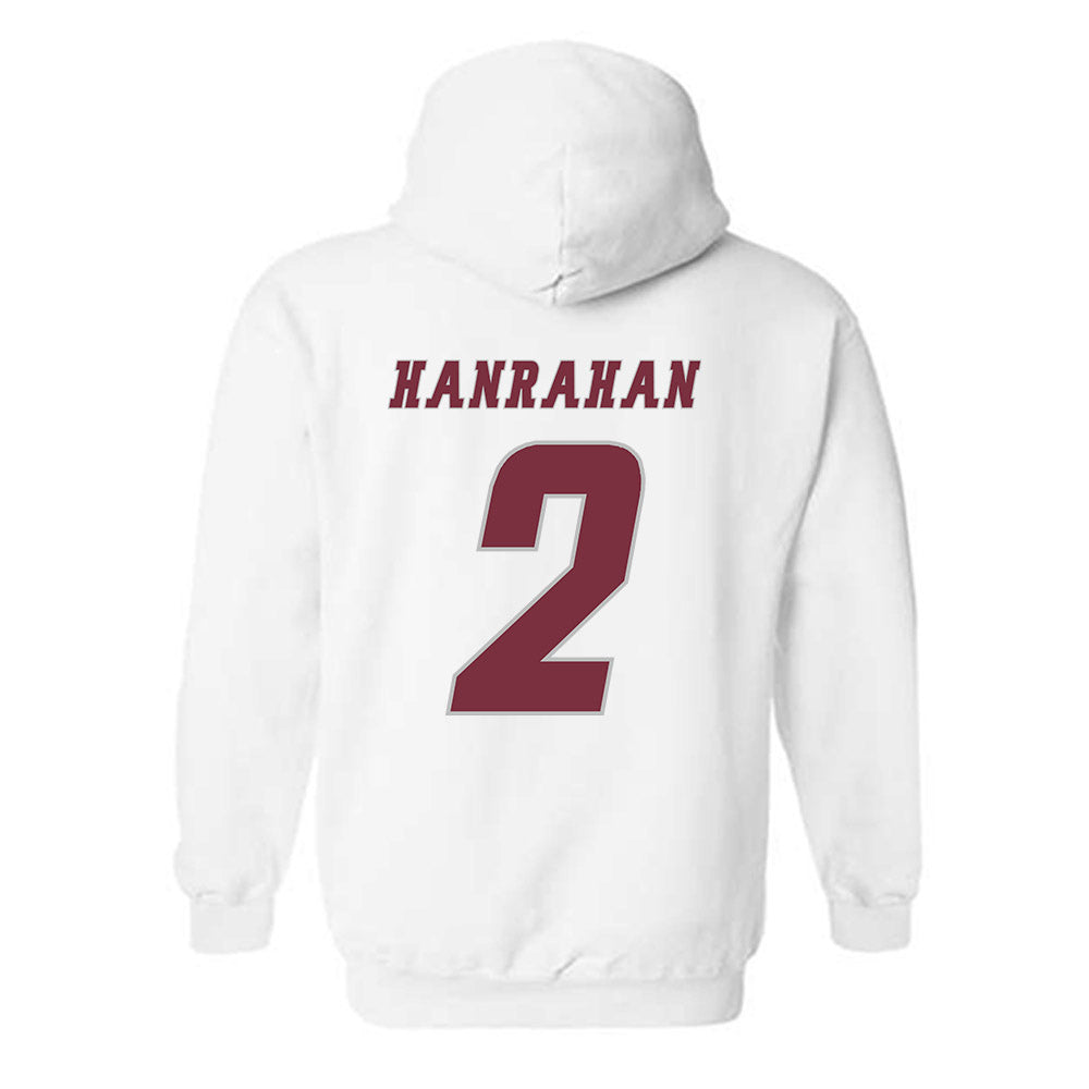 UMass - NCAA Men's Ice Hockey : Coleson Hanrahan - Classic Shersey Hooded Sweatshirt-1