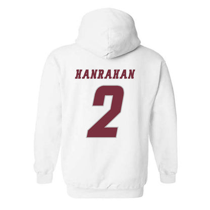 UMass - NCAA Men's Ice Hockey : Coleson Hanrahan - Classic Shersey Hooded Sweatshirt-1