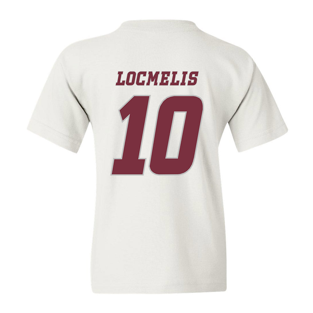 UMass - NCAA Men's Ice Hockey : Dans Locmelis - Youth T-Shirt Classic Shersey