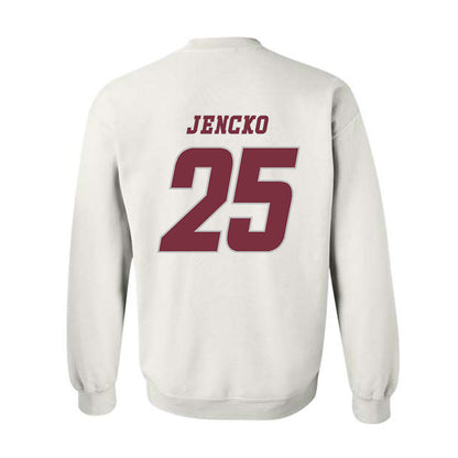 UMass - NCAA Men's Ice Hockey : Daniel Jencko - Classic Shersey Crewneck Sweatshirt-1