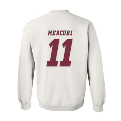 UMass - NCAA Men's Ice Hockey : Lucas Mercuri - Crewneck Sweatshirt Classic Shersey