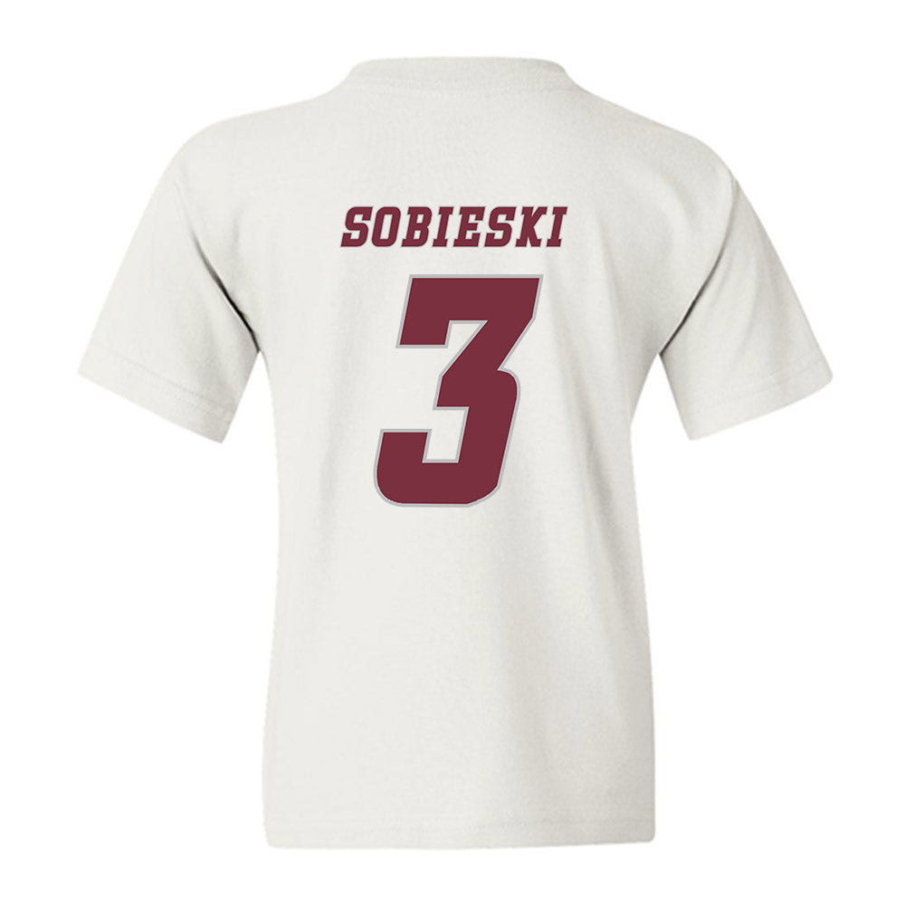 UMass - NCAA Men's Ice Hockey : Kazimier Sobieski - Classic Shersey Youth T-Shirt-1