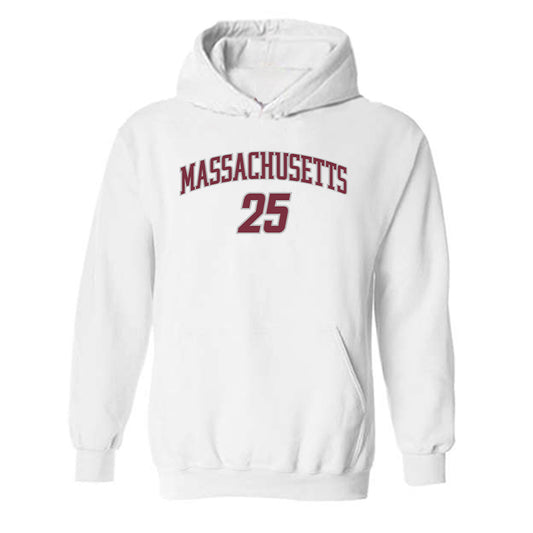 UMass - NCAA Men's Ice Hockey : Daniel Jencko - Classic Shersey Hooded Sweatshirt-0