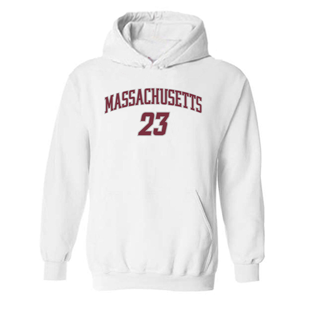 UMass - NCAA Men's Ice Hockey : Francesco Dell'Elce - Classic Shersey Hooded Sweatshirt