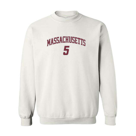 UMass - NCAA Men's Ice Hockey : Linden Alger - Crewneck Sweatshirt Classic Shersey