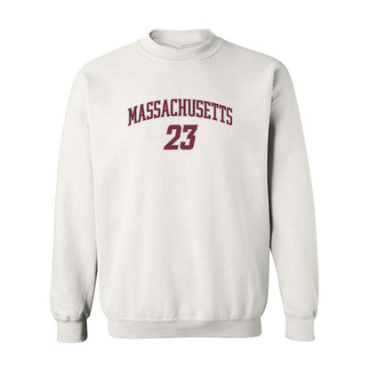 UMass - NCAA Men's Ice Hockey : Francesco Dell'Elce - Classic Shersey Crewneck Sweatshirt