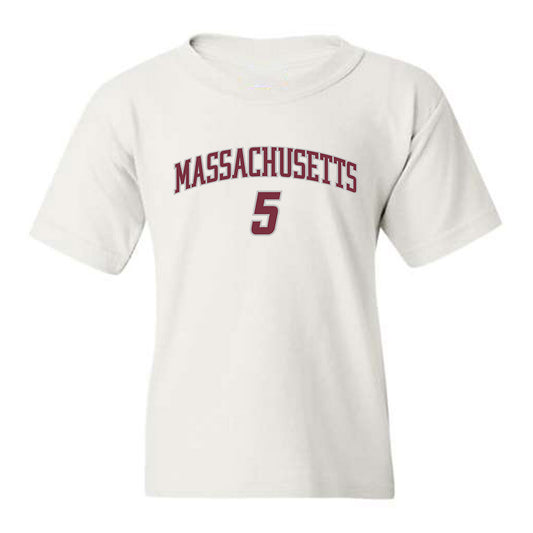 UMass - NCAA Men's Ice Hockey : Linden Alger - Youth T-Shirt Classic Shersey