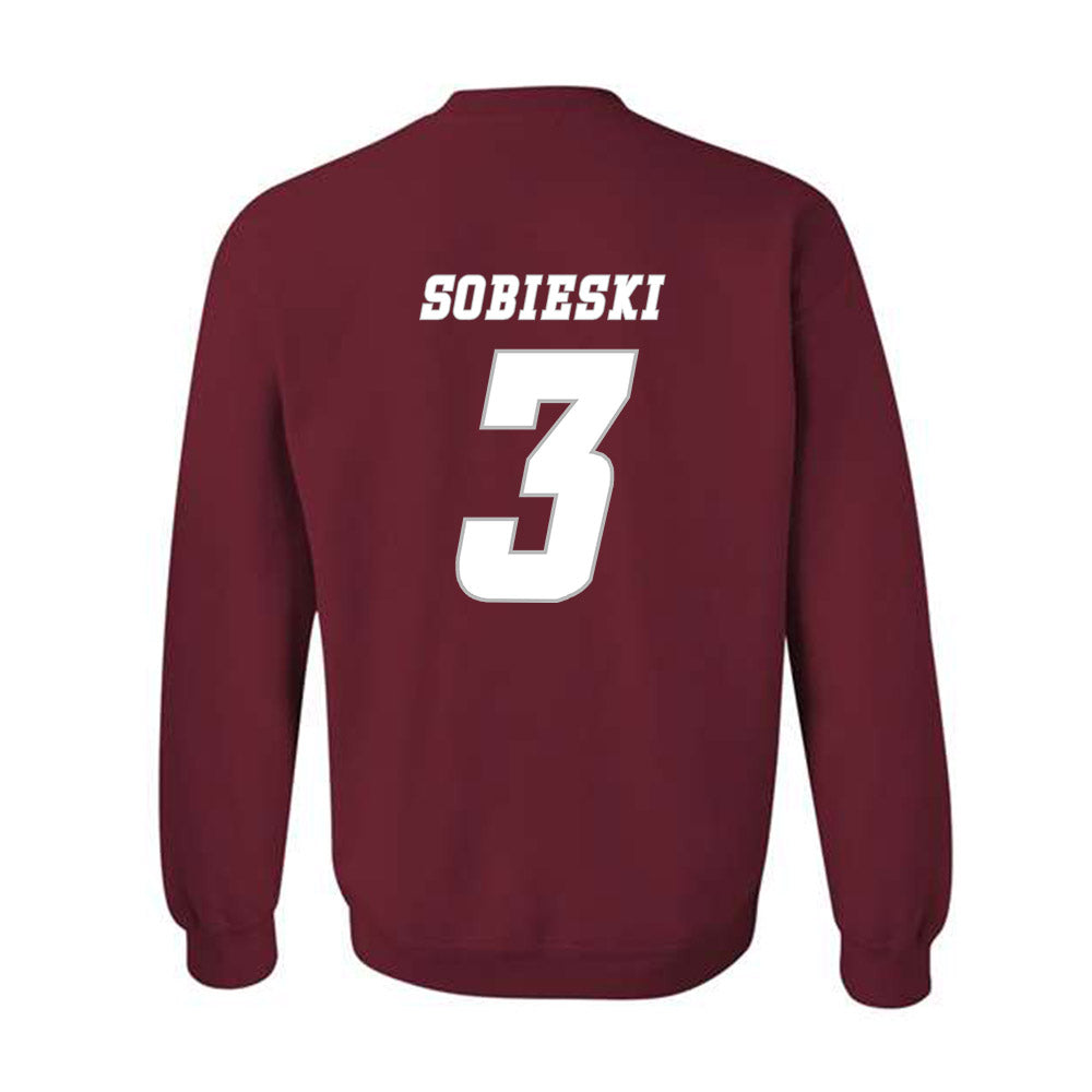 UMass - NCAA Men's Ice Hockey : Kazimier Sobieski - Classic Shersey Crewneck Sweatshirt-1