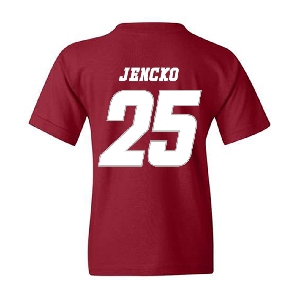 UMass - NCAA Men's Ice Hockey : Daniel Jencko - Classic Shersey Youth T-Shirt-1