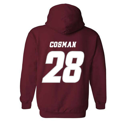 UMass - NCAA Men's Ice Hockey : Bo Cosman - Hooded Sweatshirt Classic Shersey