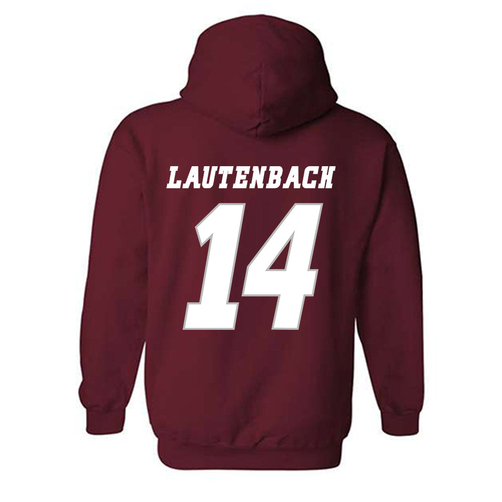 UMass - NCAA Men's Ice Hockey : Ryan Lautenbach - Hooded Sweatshirt Classic Shersey