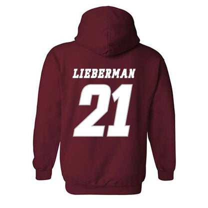 UMass - NCAA Men's Ice Hockey : Charlie Lieberman - Classic Shersey Hooded Sweatshirt