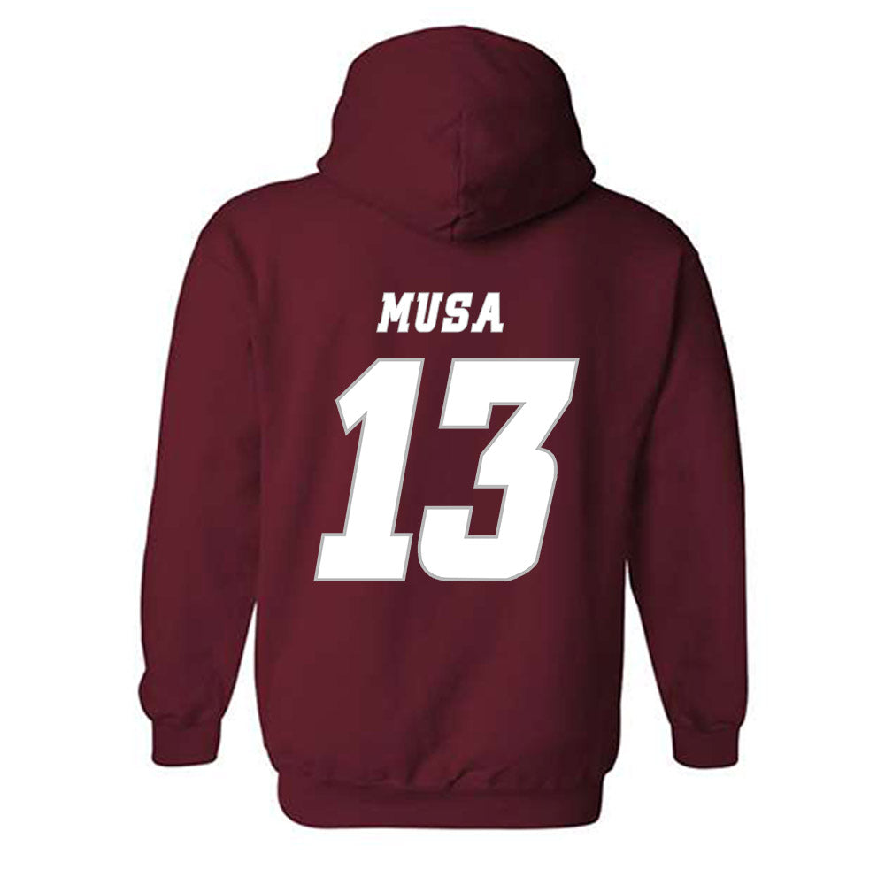 UMass - NCAA Men's Ice Hockey : Joey Musa - Classic Shersey Hooded Sweatshirt