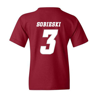 UMass - NCAA Men's Ice Hockey : Kazimier Sobieski - Classic Shersey Youth T-Shirt-1