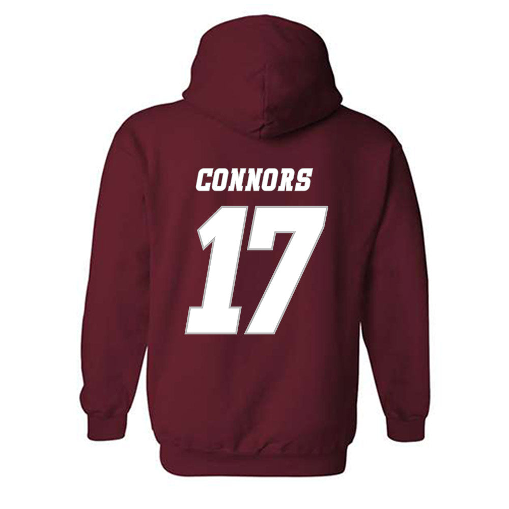 UMass - NCAA Men's Ice Hockey : Kenny Connors - Hooded Sweatshirt Classic Shersey