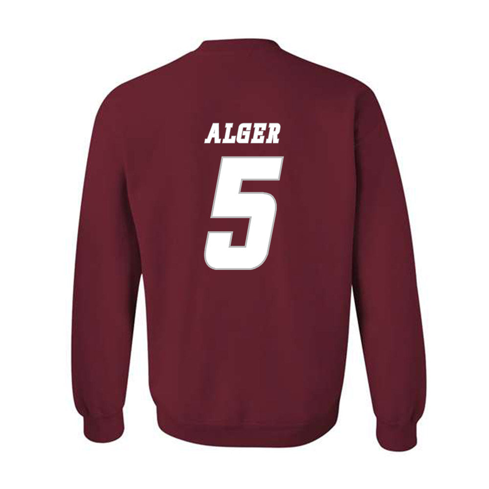 UMass - NCAA Men's Ice Hockey : Linden Alger - Crewneck Sweatshirt Classic Shersey